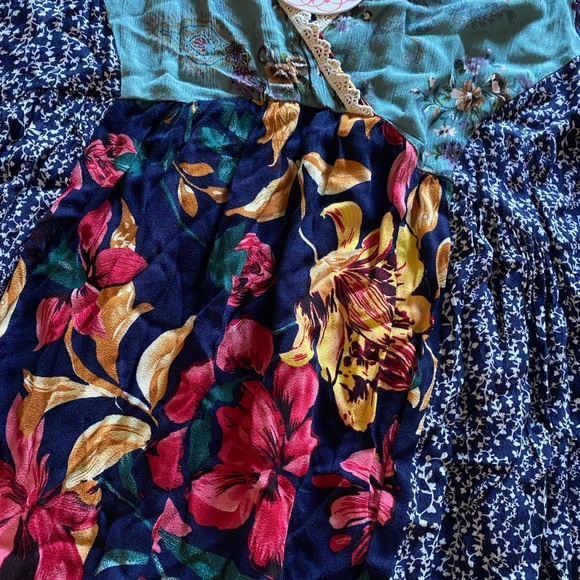 Umgee Floral Multicolor Boho Dress - Picture 4 of 4